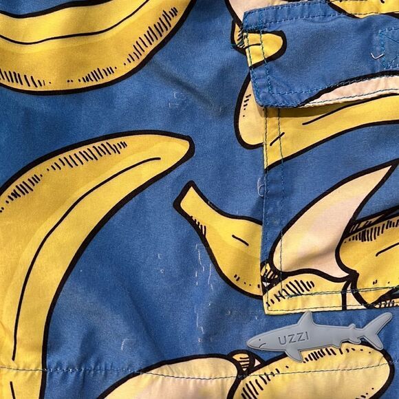 2 Pair Boys Swim Trunks XS and 6-7 Alligator and Bananas fabric - Picture 8 of 8
